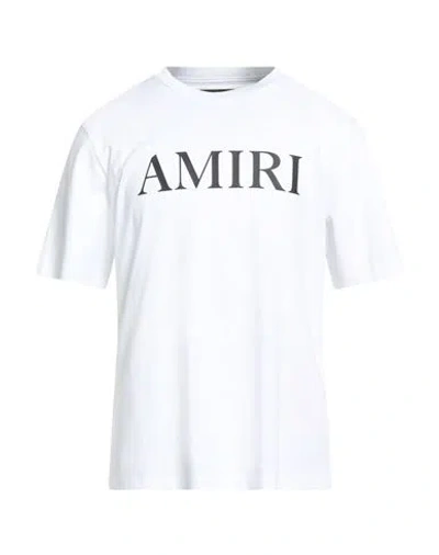 Amiri Man T-shirt White Size M Cotton In White