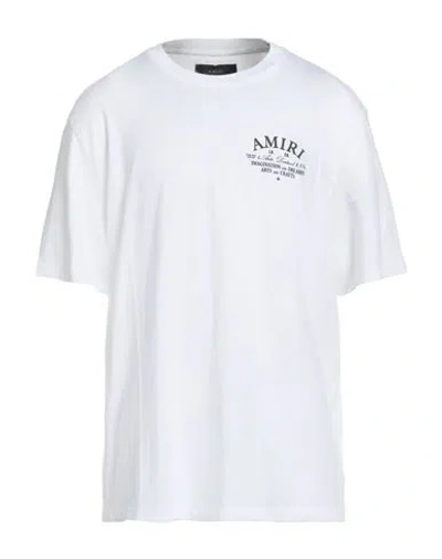 Amiri Man T-shirt White Size S Cotton In White