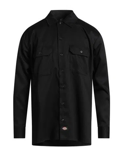 Dickies Icons Man Shirt Black Size Xxl Polyester, Cotton In Black