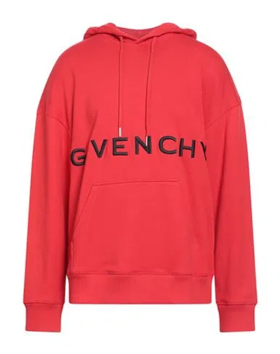 Givenchy Man Sweatshirt Red Size Xxl Cotton In Red