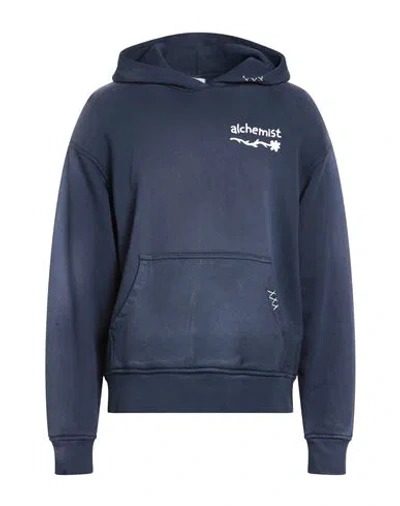 Alchemist Man Sweatshirt Navy Size M Cotton In Blue