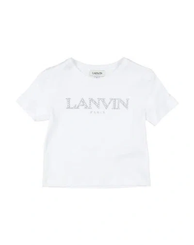 Lanvin Toddler Girl T-shirt White Size 6 Cotton In White