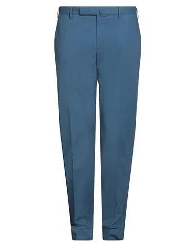 Incotex By Slowear Man Pants Blue Size 34 Cotton, Elastane In Blue