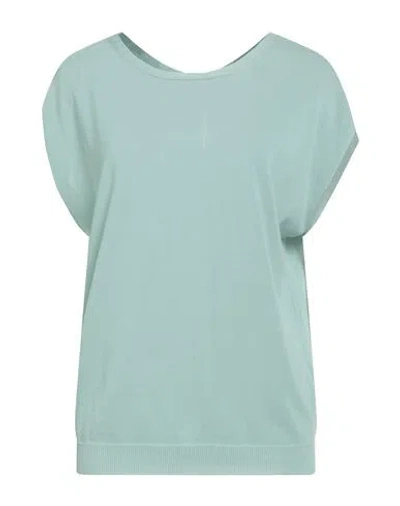 Kangra Cashmere Kangra Woman Sweater Light Green Size 12 Cotton In Green