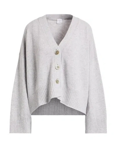Eleventy Woman Cardigan Light Grey Size M Cashmere In Gray