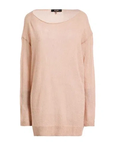 My Twin Twinset Woman Sweater Blush Size M Acrylic, Polyamide, Mohair Wool In Pink
