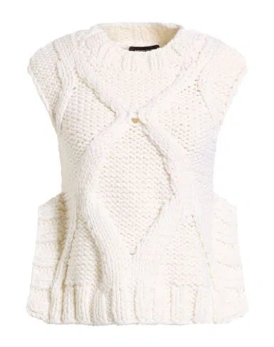 Fabiana Filippi Woman Sweater Ivory Size L Virgin Wool In Neutral