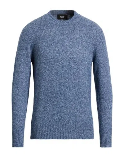 Masq Man Sweater Slate Blue Size 38 Cotton, Alpaca Wool, Polyamide, Elastane, Wool