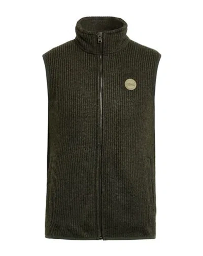 Colmar Man Cardigan Magenta Size M Polyester, Virgin Wool, Acrylic In Green