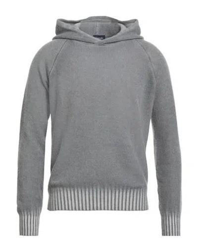 Drumohr Man Sweater Grey Size 44 Cashmere In Gray