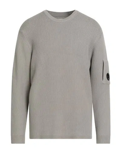 C.p. Company C. P. Company Man Sweater Light Grey Size 3xl Cotton, Polyamide In Gray