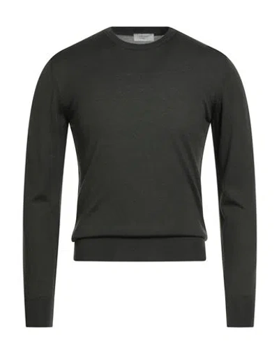 Become Man Sweater Military Green Size 44 Virgin Wool, Acrylic In Green