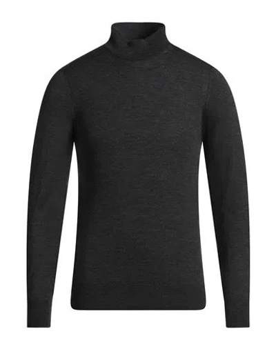 Stile Latino Man Turtleneck Grey Size 44 Wool In Black