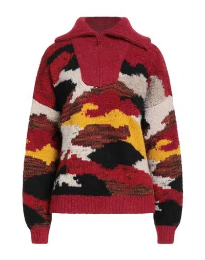 Ba&sh Ba & Sh Woman Sweater Red Size 2 Acrylic, Wool, Alpaca Wool, Synthetic Fibers, Mohair Wool In Red