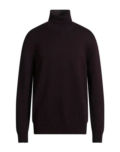 Altea Man Turtleneck Magenta Size Xxl Virgin Wool In Purple