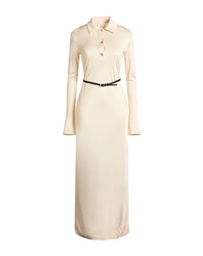 Givenchy Woman Maxi Dress Beige Size 4 Viscose In Neutral