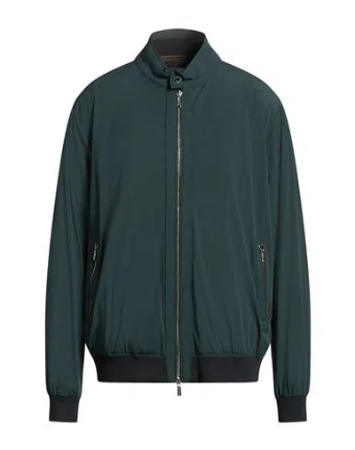 Moorer Man Jacket Deep Teal Size 36 Polyamide, Polyurethane In Green