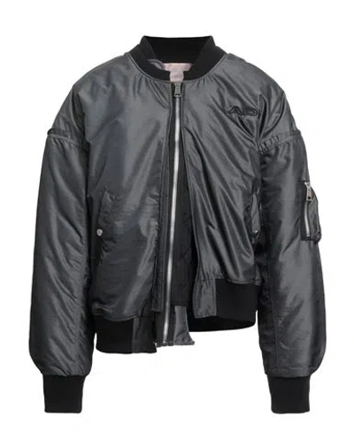 An Other Date Man Jacket Charcoal Size 40 Polyamide In Black