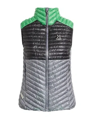 Haglöfs Woman Vest Grey Size L Recycled Polyamide In Gray
