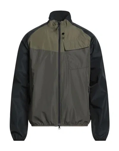 Barbour International Man Jacket Military Green Size Xxl Polyester, Polyurethane In Green