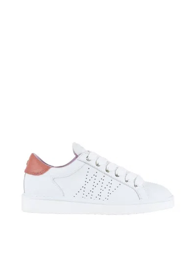Pànchic White Nappa Leather Sneakers In White