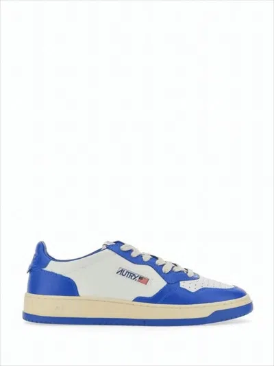 Autry Low-top Sneakers With Smooth Leather Panels In White