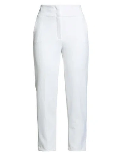 Blugirl Woman Pants White Size 4 Polyester, Elastane In White