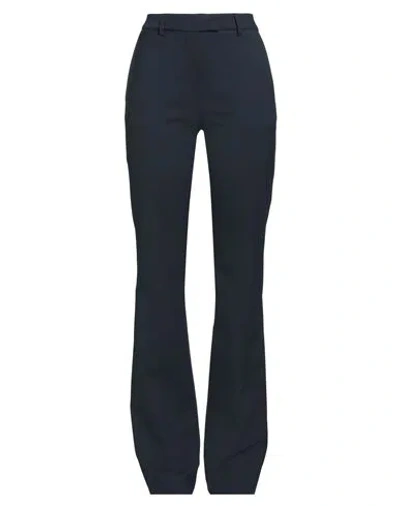 The Latest Woman Pants Midnight Blue Size 10 Polyester, Wool, Elastane In Multi