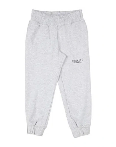 Roberto Cavalli Junior Toddler Boy Pants Light Grey Size 4 Cotton, Elastane In Gray