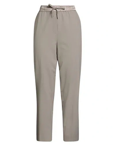 Marella Monochrome Woman Pants Taupe Size 10 Polyester, Viscose, Elastane In Gray