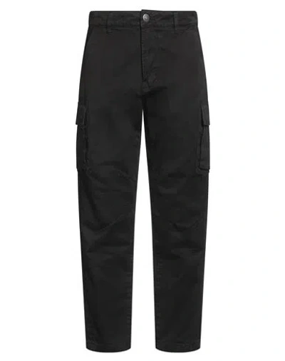 Bear Man Pants Black Size 32 Cotton In Black