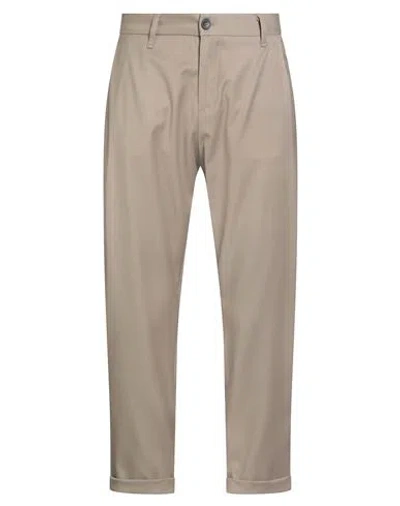 Imperial Man Pants Grey Size 34 Polyester, Viscose, Elastane In Gray