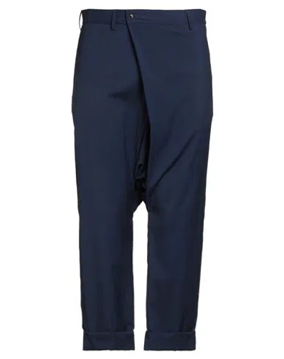 Gabriele Pasini Man Pants Navy Size 34 Wool In Blue