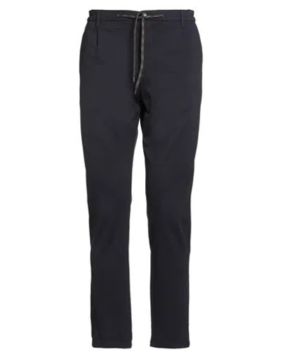 Daniele Alessandrini Homme Couture Paris Man Pants Navy Size 38 Viscose, Polyamide, Elastane In Blue