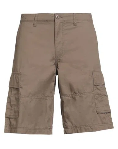 Jack & Jones Man Shorts & Bermuda Shorts Khaki Size Xxl Cotton In Brown