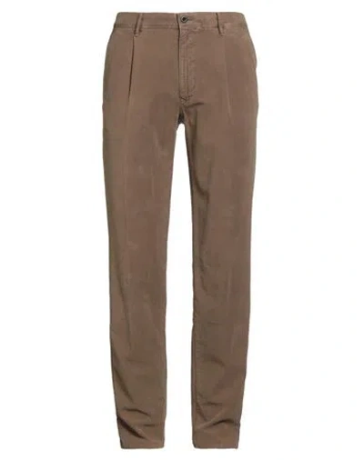 Incotex Slacks By Slowear Man Pants Khaki Size 33 Cotton, Elastane In Brown