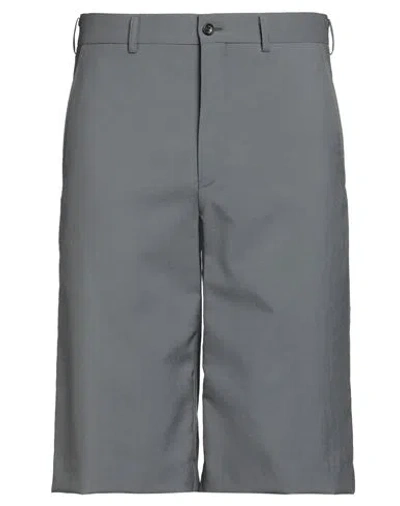 Comme Des Garçons Homme Plus Man Shorts & Bermuda Shorts Grey Size M Wool In Gray