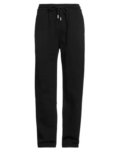 Off-white Man Pants Black Size M Cotton In Black