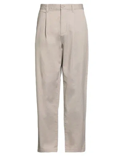 Armani Exchange Man Pants Beige Size 34 Cotton, Elastane In Neutral