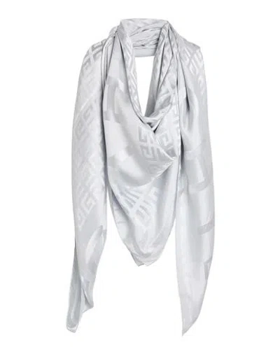 Givenchy Woman Scarf Light Grey Size - Silk In Gray