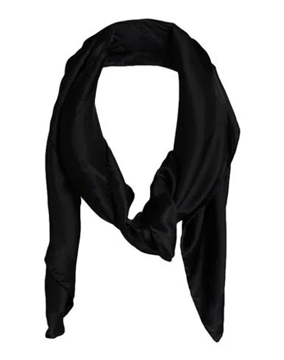 Lanvin Woman Scarf Black Size - Silk In Black