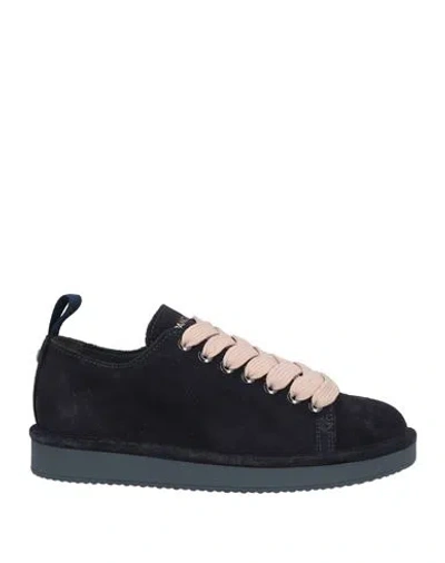 Pànchic Panchic Woman Sneakers Midnight Blue Size 5 Leather In Black
