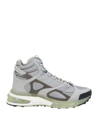 Givenchy Man Sneakers Grey Size 9 Leather, Textile Fibers, Synthetisches Material In Gray