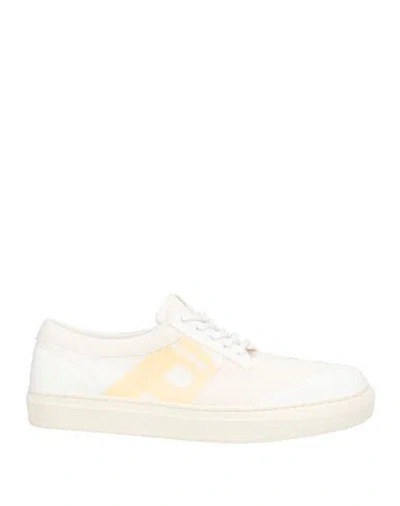 Phileo Man Sneakers Cream Size 9 Textile Fibers In White