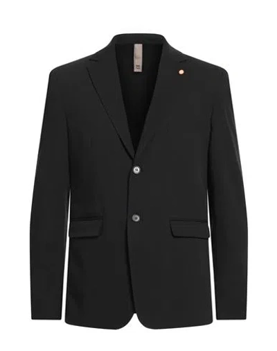 Take-two Man Blazer Black Size 42 Polyester, Viscose, Elastane In Black