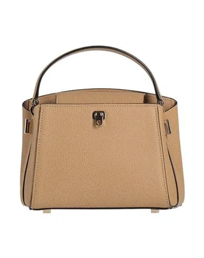 Valextra Woman Handbag Camel Size - Calfskin In Sand