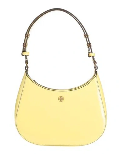 Tory Burch Woman Handbag Yellow Size - Leather In Yellow