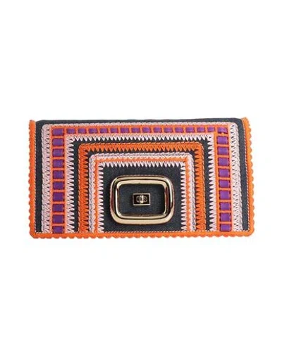 Roger Vivier Woman Handbag Blue Size - Textile Fibers In Blue