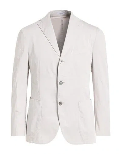 Boglioli Man Blazer Off White Size 38 Cotton, Elastane In White