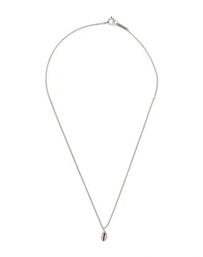 Isabel Marant Man Necklace Silver Size - Brass, Tin In Silver